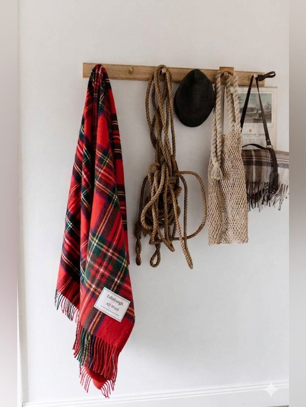 Edinburgh | Wool Throw With Fringe